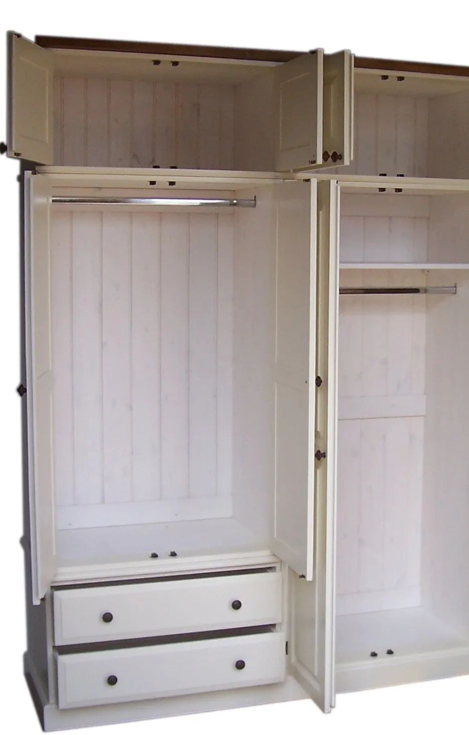 **6 Door 4 Drawer Combination Hand Made Wardrobe - OPTION 2