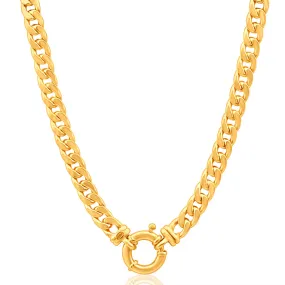 9ct Delightful Yellow Gold Copper Filled Curb Chain