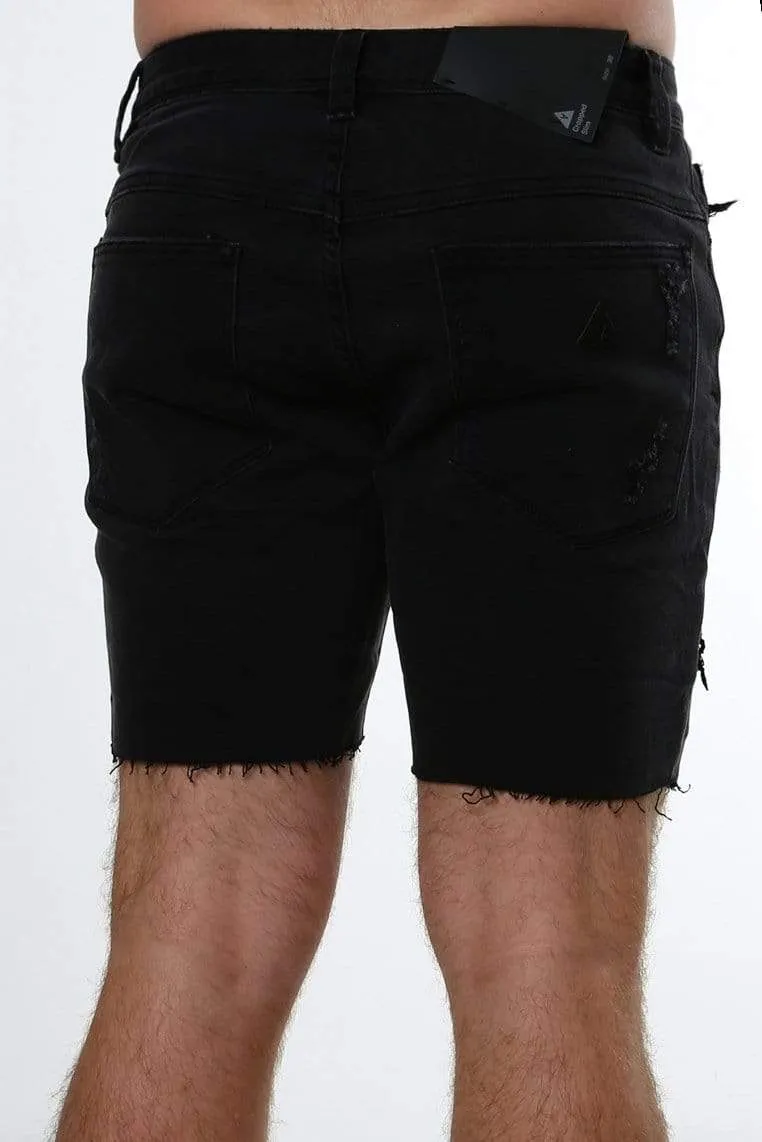 A Cropped Slim Short Smoked