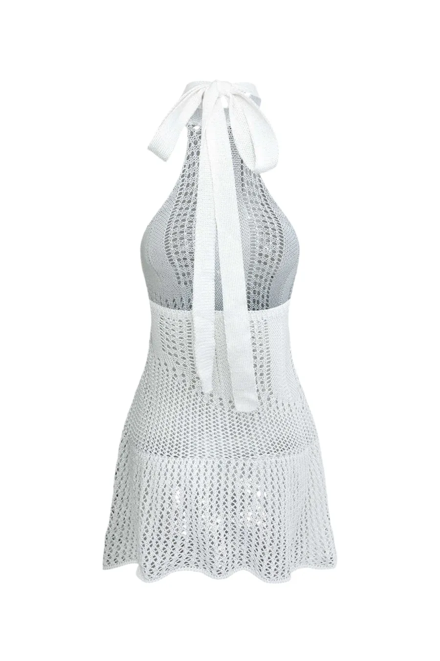 A&A Beach Halter Knit Vacation Dress