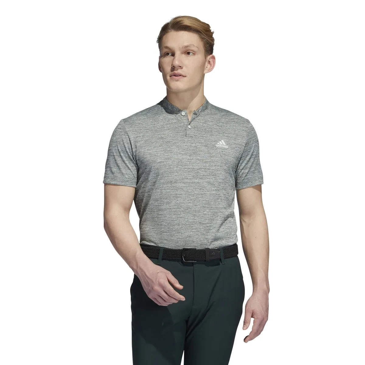 adidas Textured Stripe Sport Golf Polo Shirt HF9044