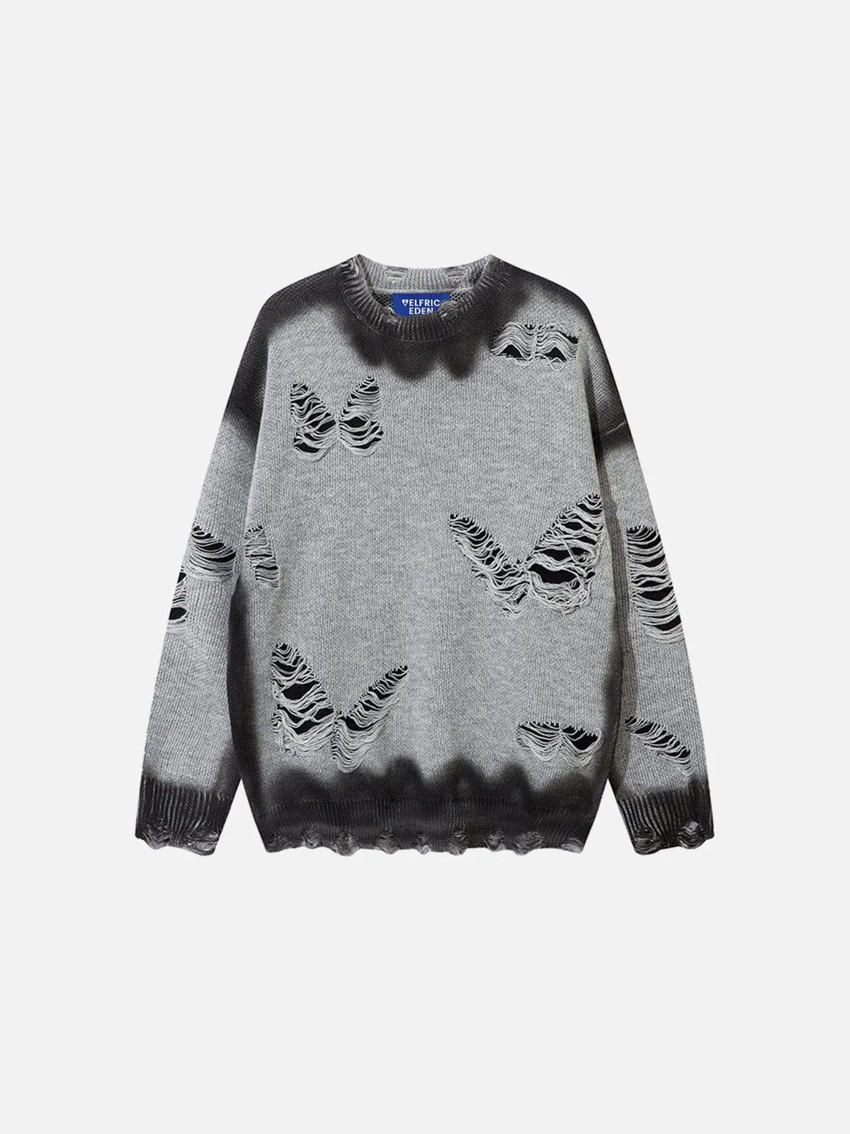 Aelfric Eden Butterfly Distressed Washed Sweater