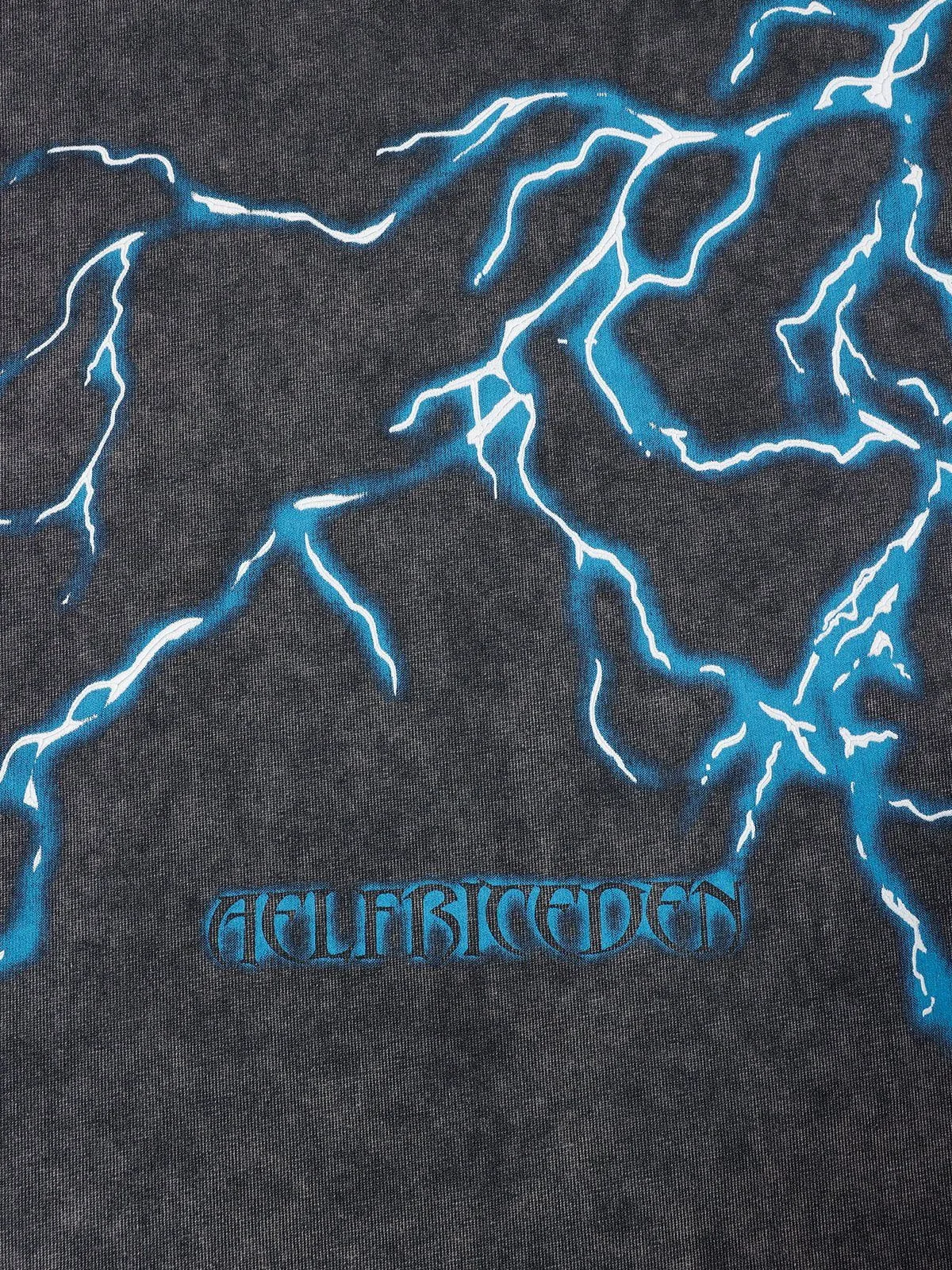 Aelfric Eden Washed Lightning Print Tee