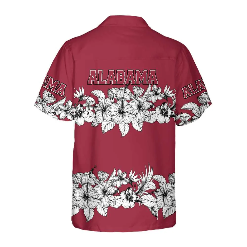 Alabama Flower Hawaiian Shirt, Floral Alabama Shirt For Men And Women, Alabama Gift