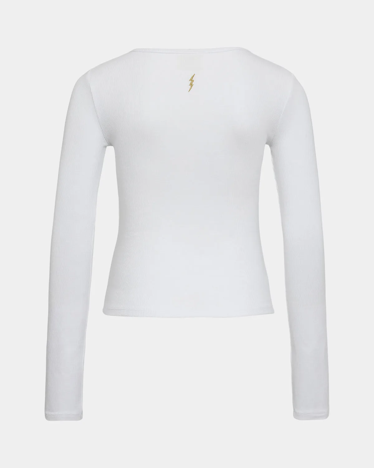 ALLICIASY T-SHIRT LONG SLEEVE - Brilliant White