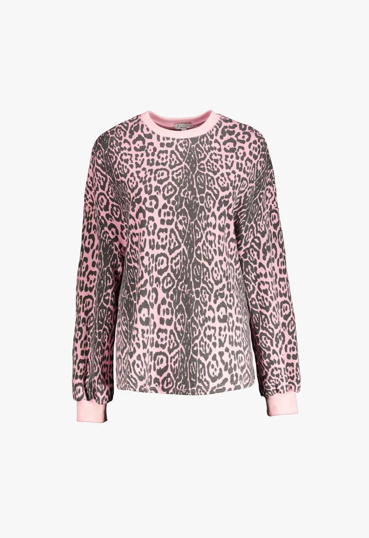 Animal Print Pullover