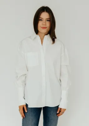 Anine Bing Maxine Shirt in White