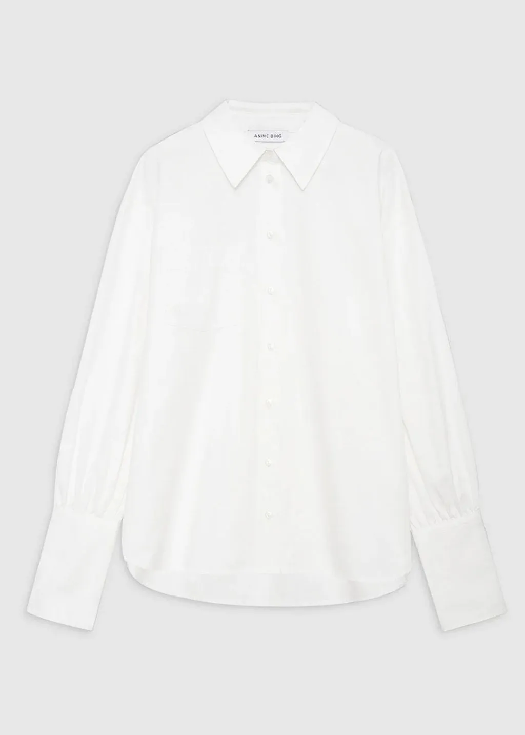 Anine Bing Maxine Shirt in White