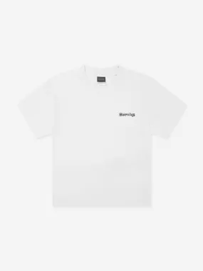 Balenciaga Kids Logo T-Shirt in White