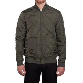 BARON QUILTED FLIGHT JACKET // OLIVE DRAB