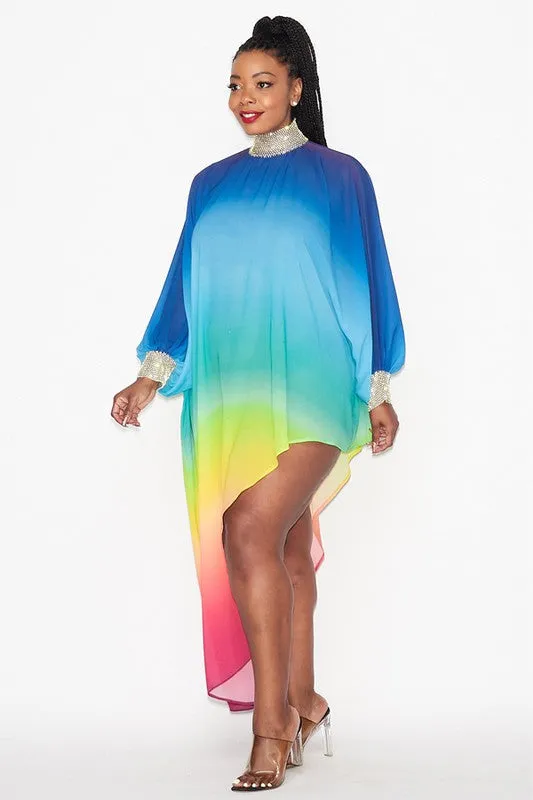 Batwing Sheer Tunic