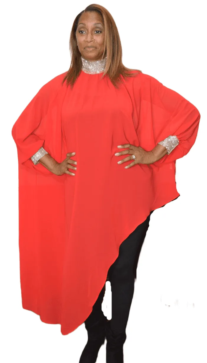 Batwing Sheer Tunic