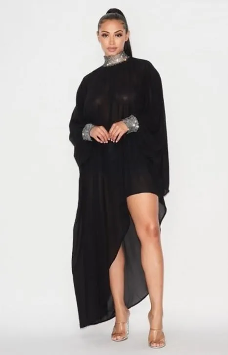 Batwing Sheer Tunic