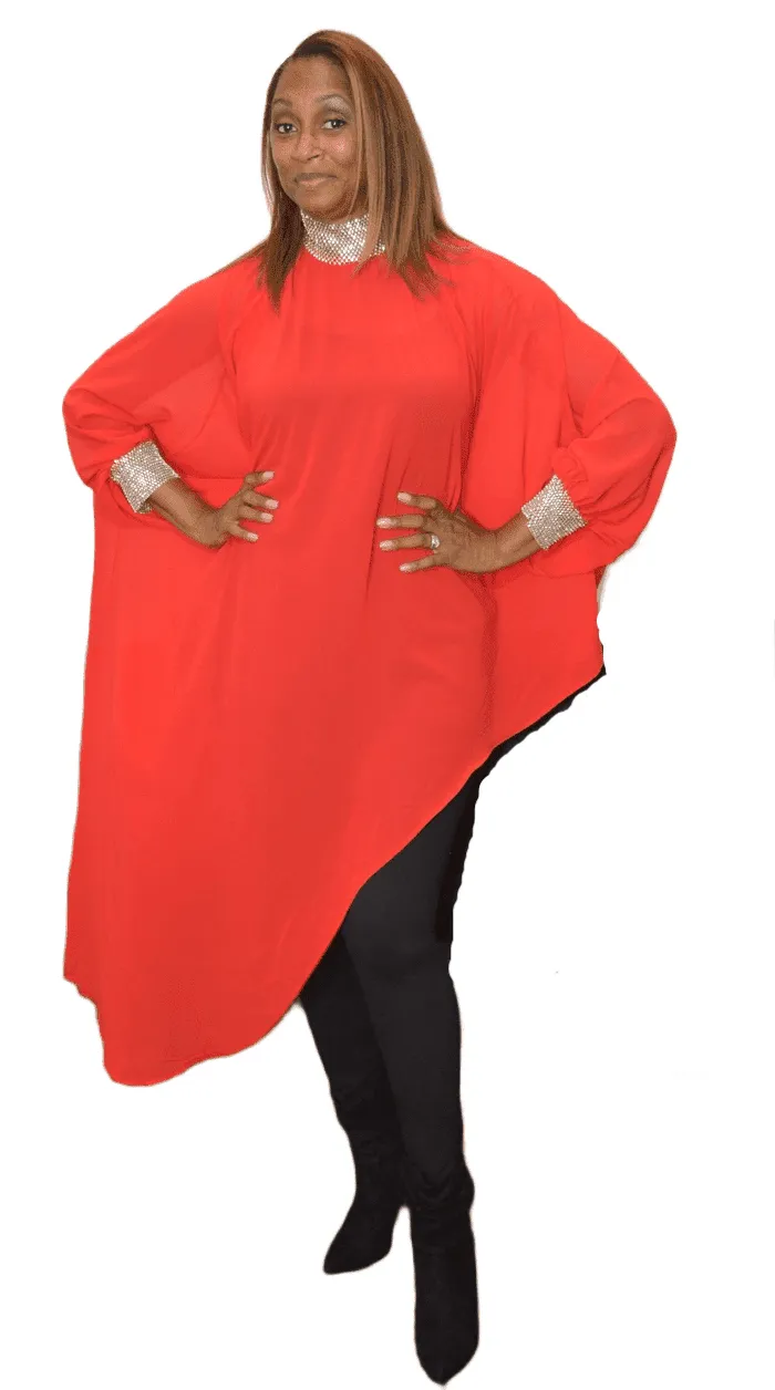 Batwing Sheer Tunic