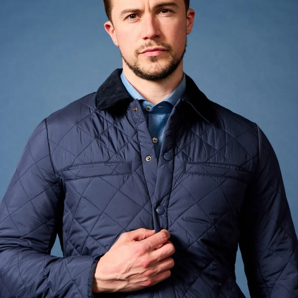 BEAUCAIRE Bond Quilted Jacket NAVY REG