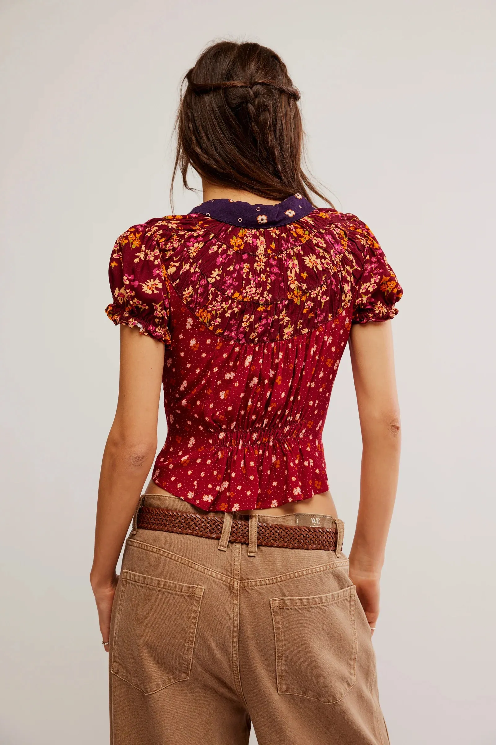 Bella Blouse-Red Earth