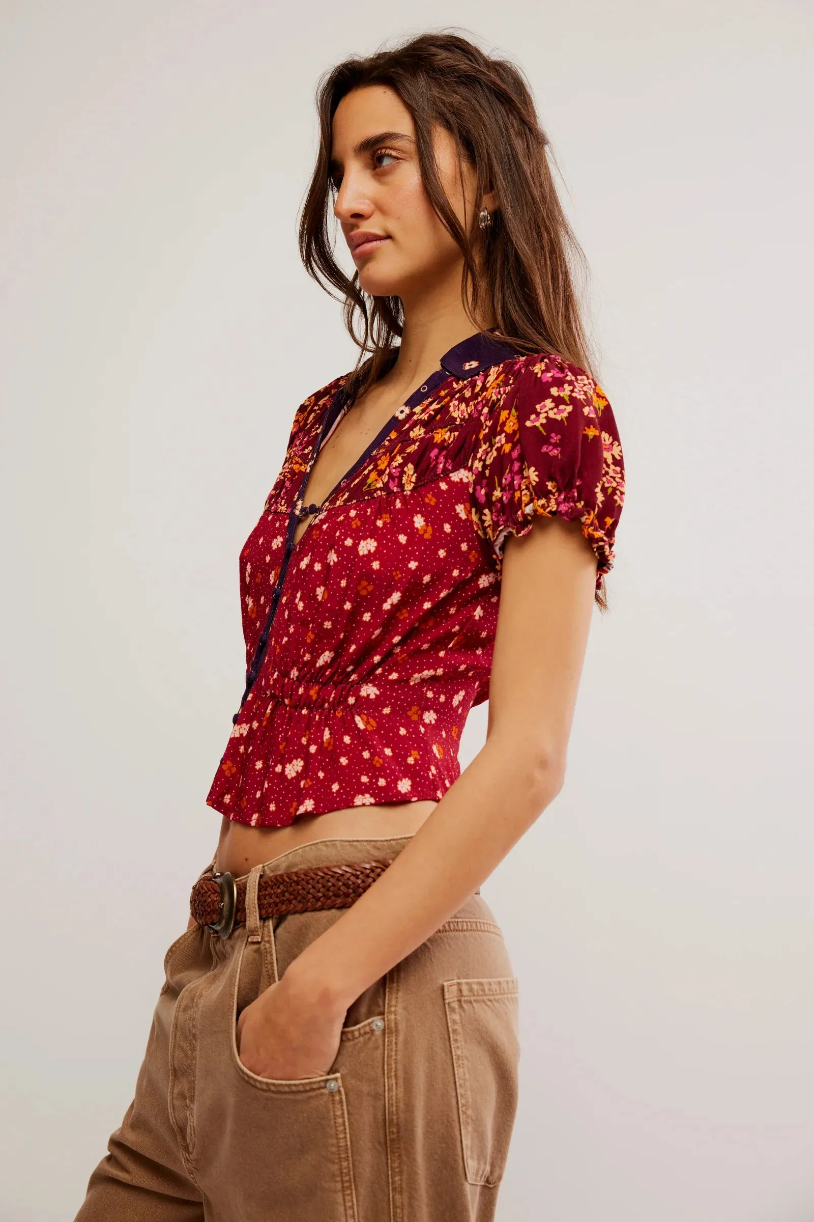 Bella Blouse-Red Earth