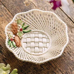 Belleek Classic Wild Irish Hedgerow Winter Basket