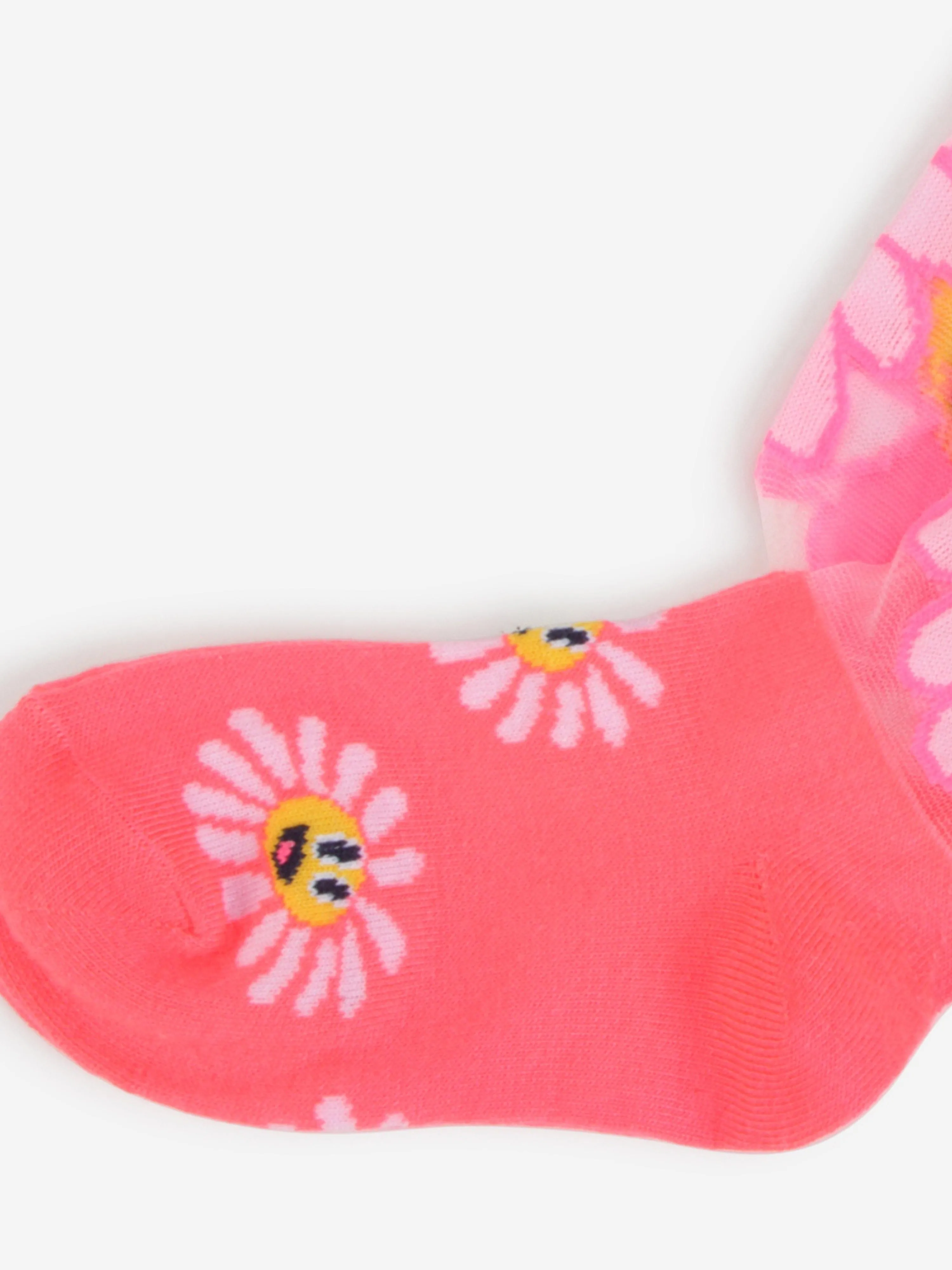 Billieblush Girls Flower Socks in Pink