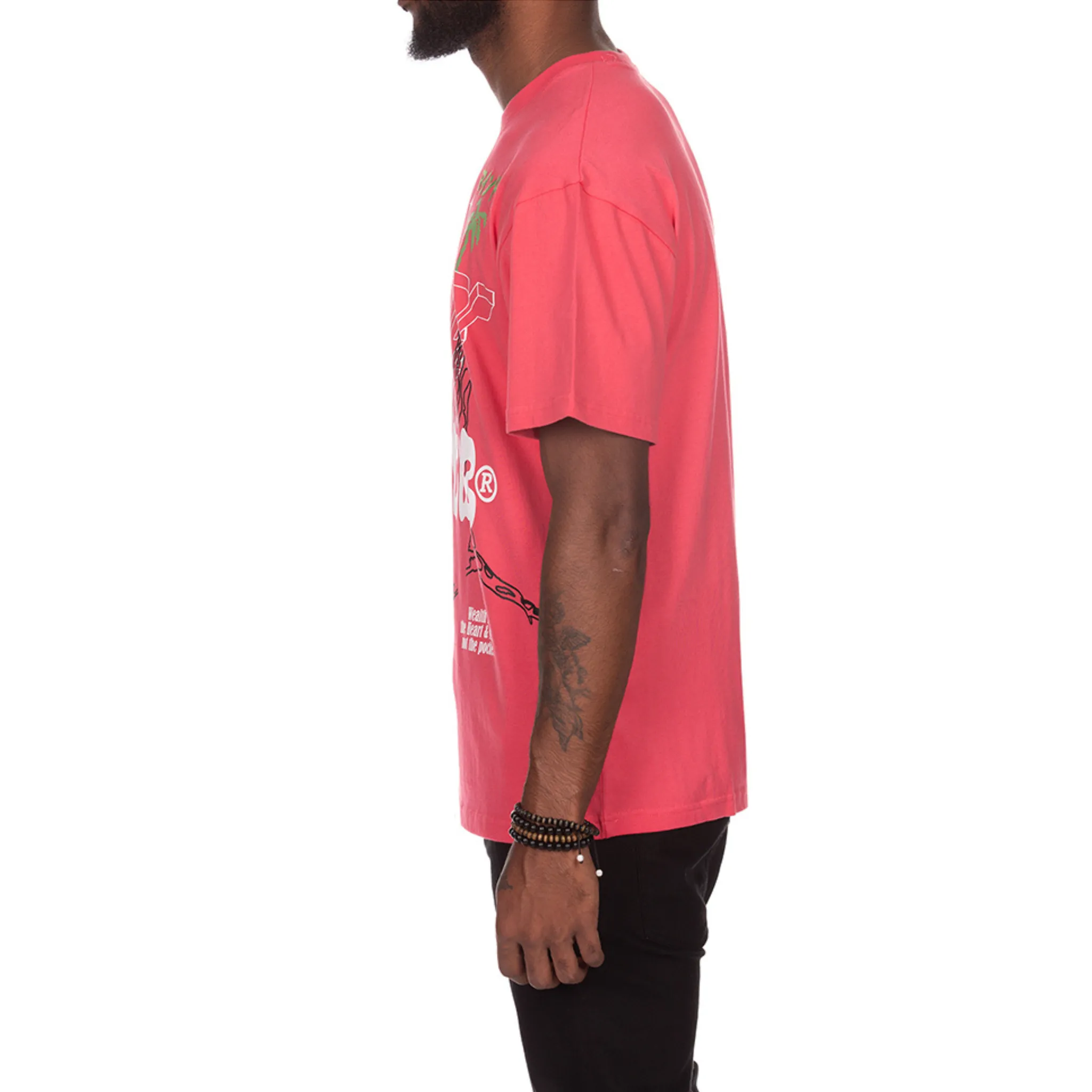 Billionaire Boys Club BB Around The World SS (Rouge Red)