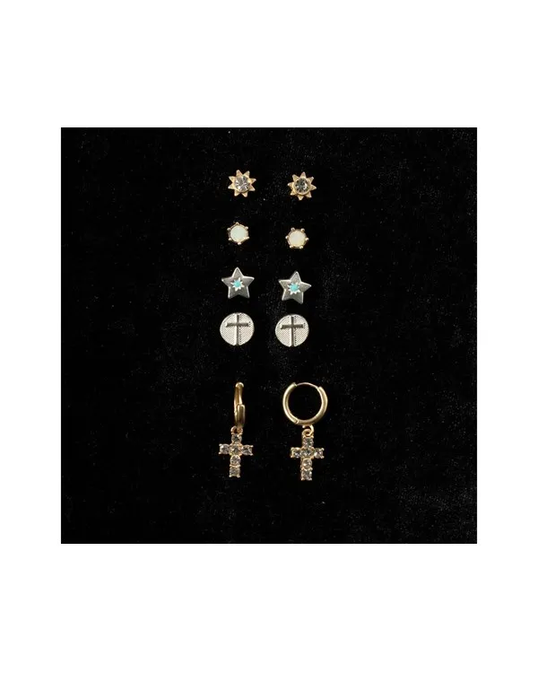 Blazin Roxx Women's 5 Piece Earring Set