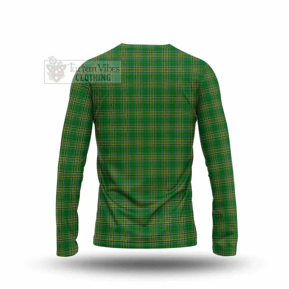 Bligh Irish Clan Tartan Long Sleeve T-Shirt with Coat of Arms