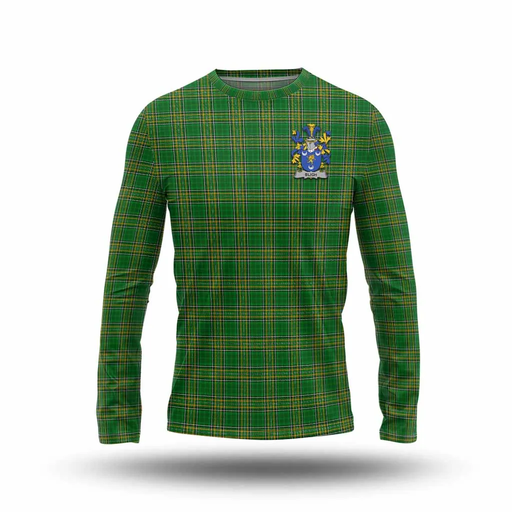 Bligh Irish Clan Tartan Long Sleeve T-Shirt with Coat of Arms