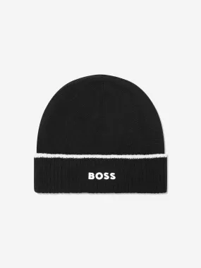 BOSS Baby Boys Knitted Logo Hat