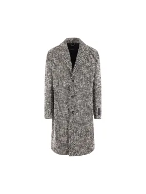 Bouclé Wool Coat