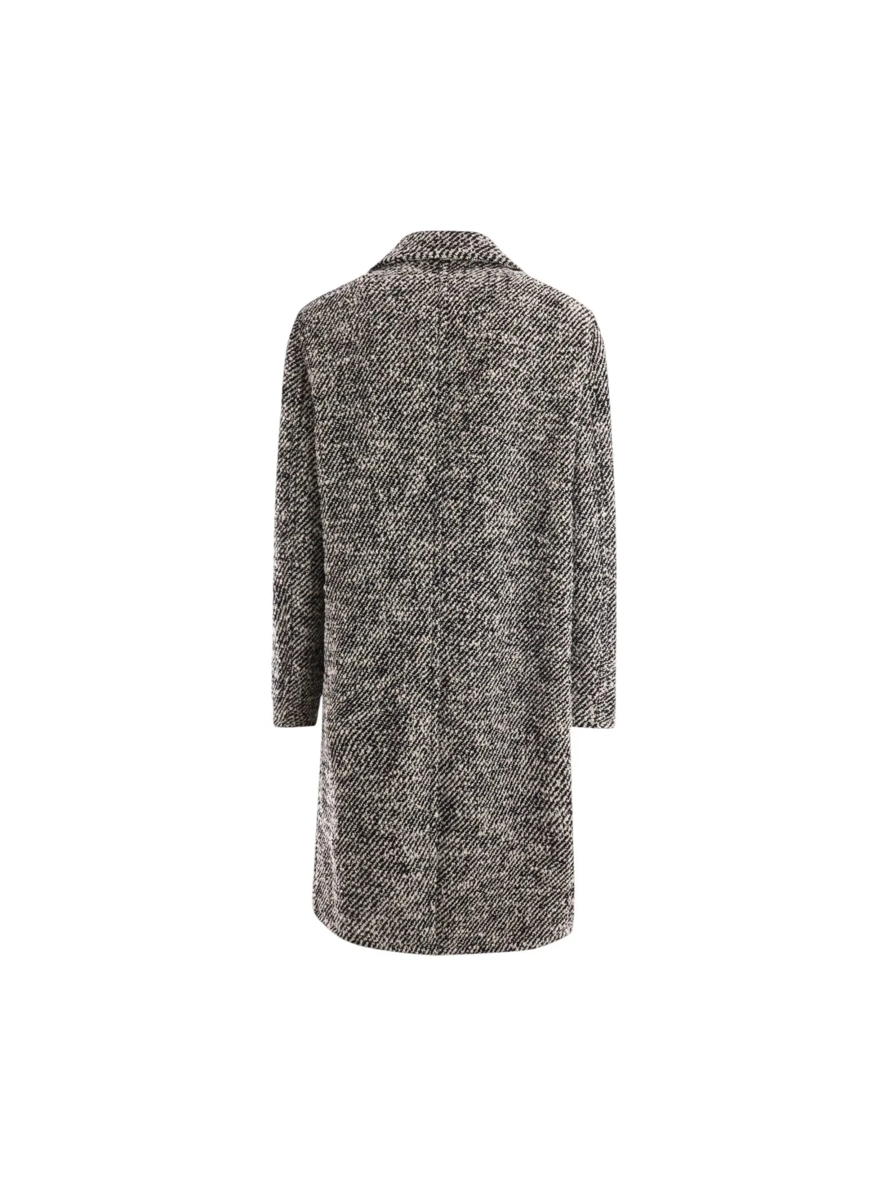 Bouclé Wool Coat