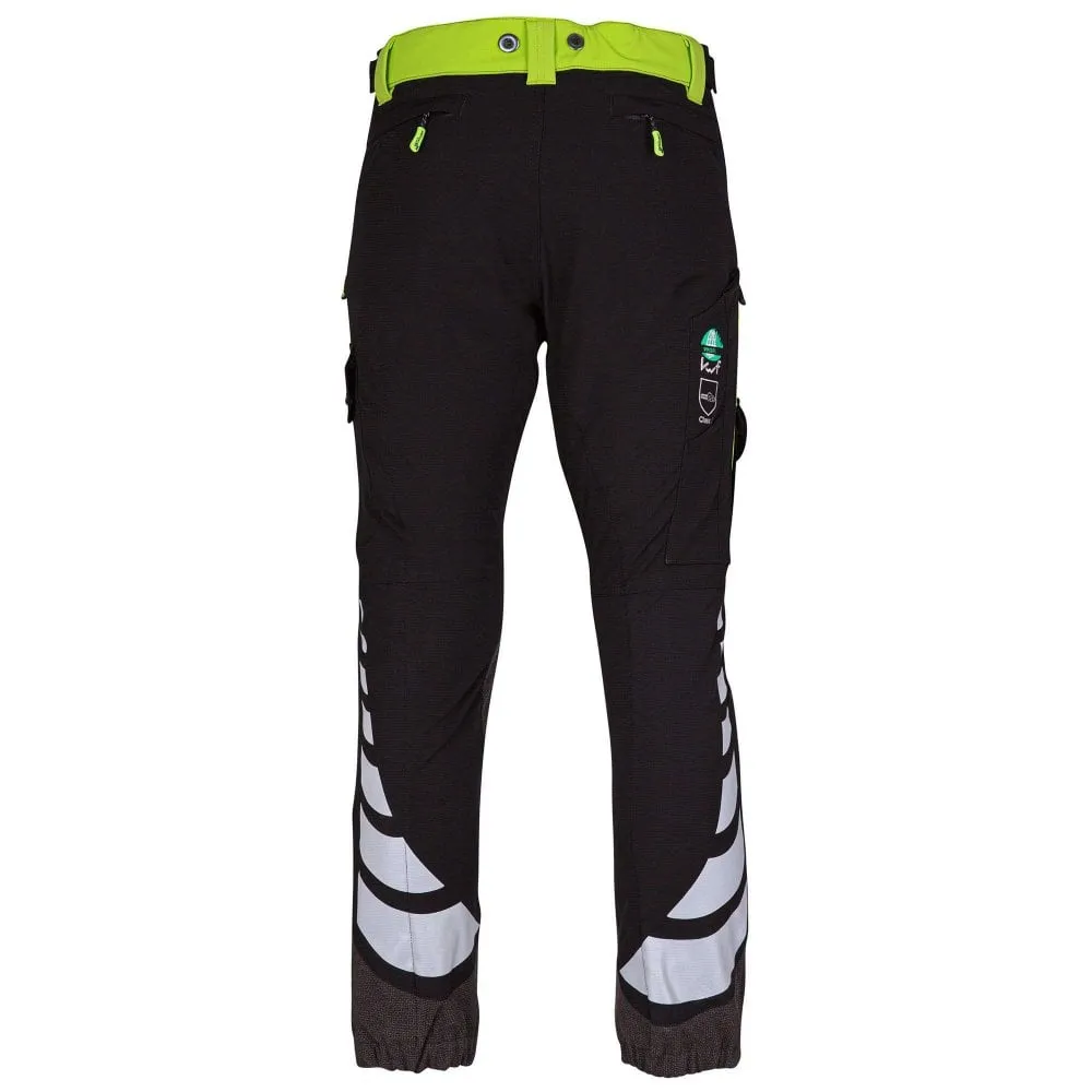 Breatheflex Chainsaw Trousers Lime Female Design Type A