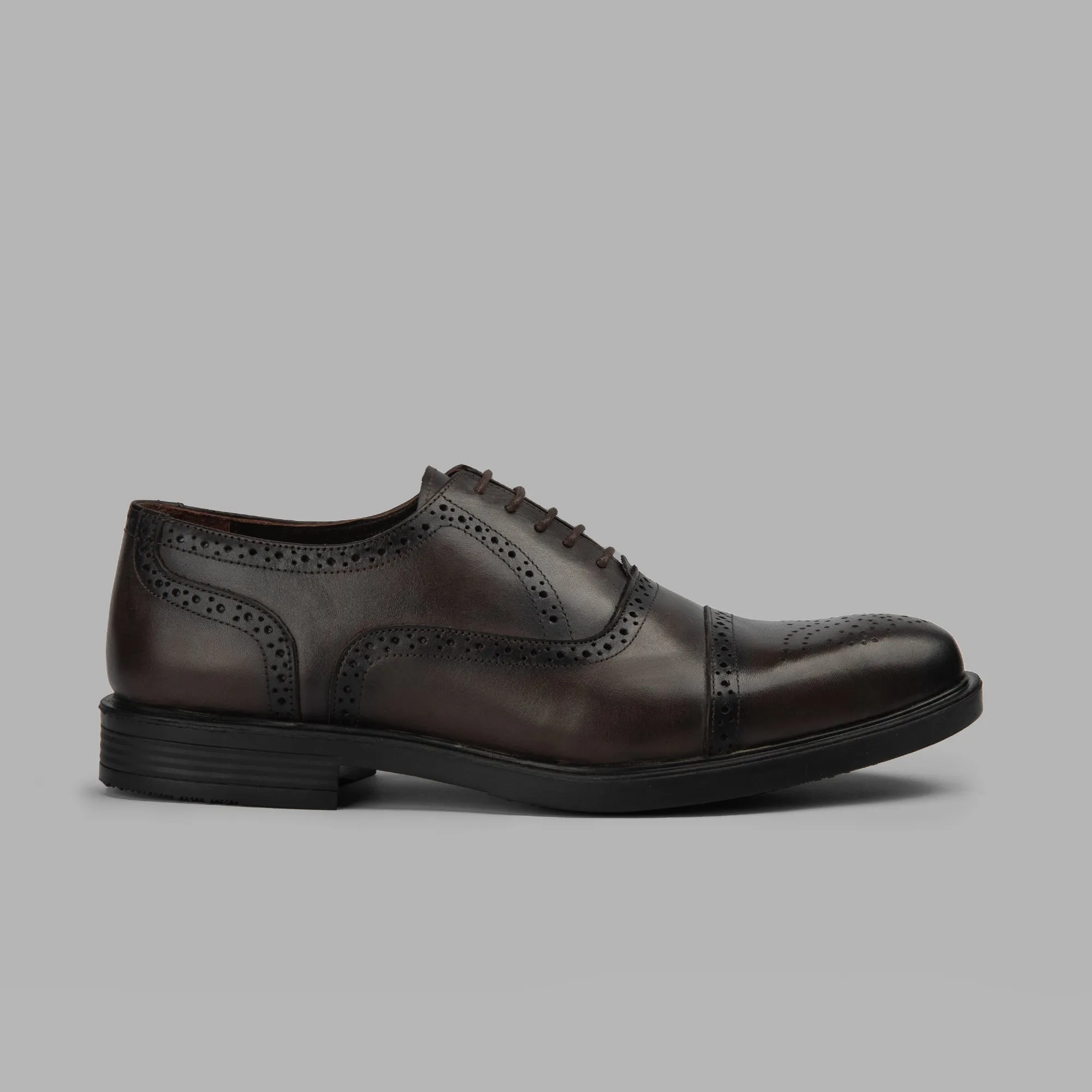 Brio Oxford Semi Brogue - Brown