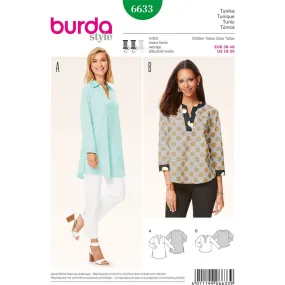 Burda B6633 Women's Tunic Sewing Pattern