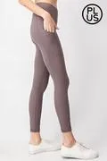 Butter Leggings Full Length W/Side Pockets Plus Size