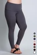 Butter Leggings Full Length W/Side Pockets Plus Size