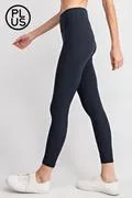 Butter Leggings Full Length W/Side Pockets Plus Size