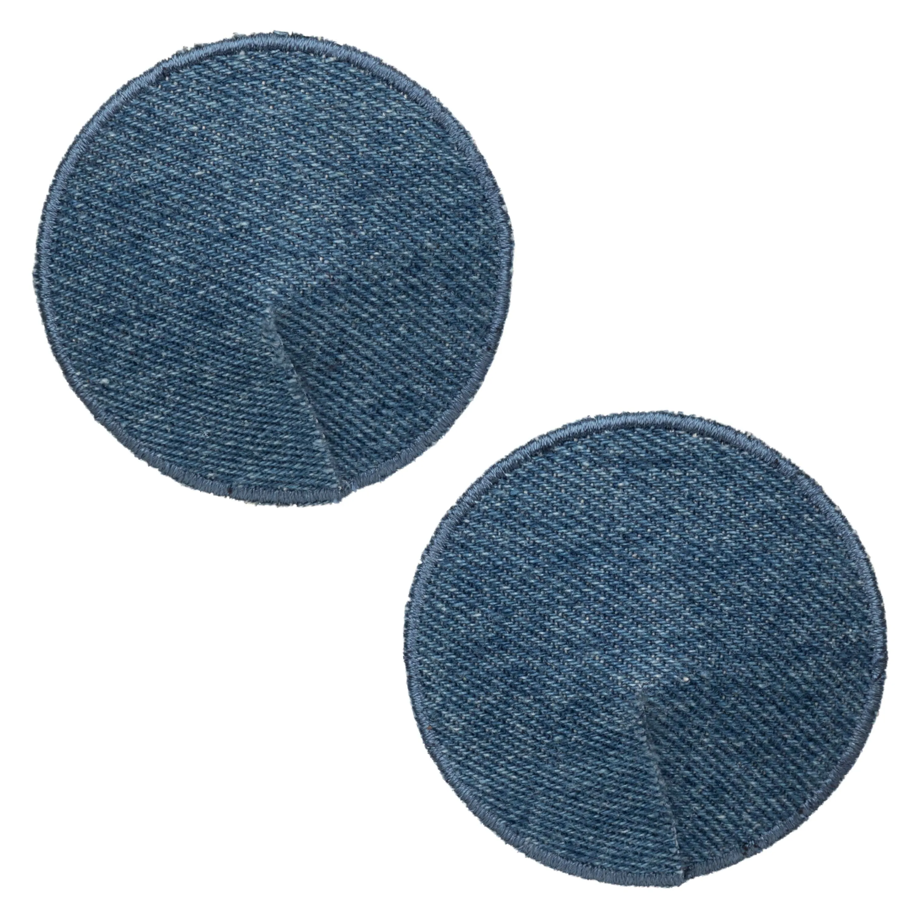 California Exotics - Ride 'em Premium Denim Collection Round Pasties Nipple Covers (Blue)