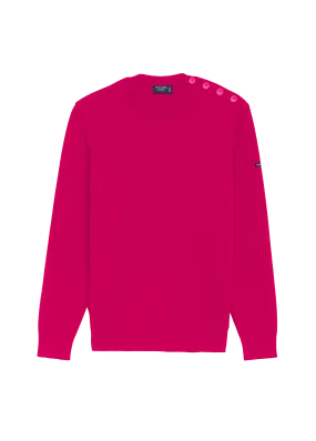 Cancale sailor jumper - regular fit, in pure new wool (MAGENTA POP/MAGENTA)