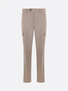 Cargo Wool Cashmere Trousers