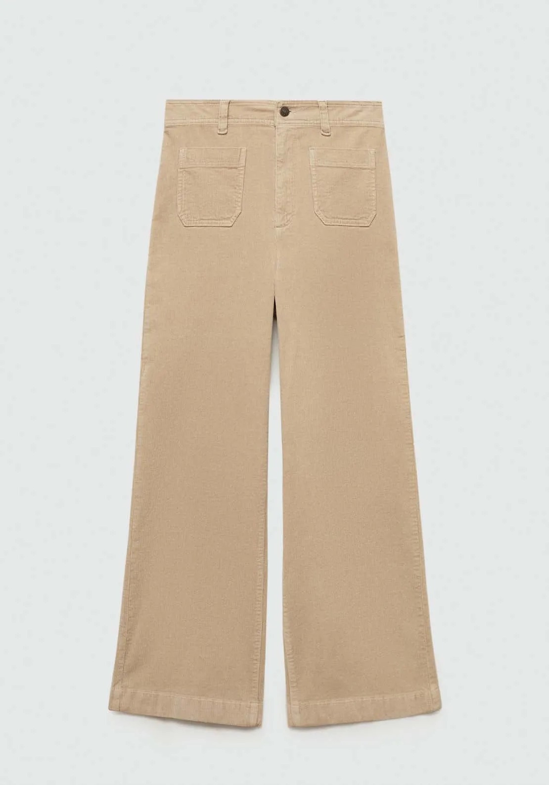 Catherin culotte corduroy trousers - Light Beige