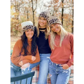 CC Beanie Leopard Print Beanie