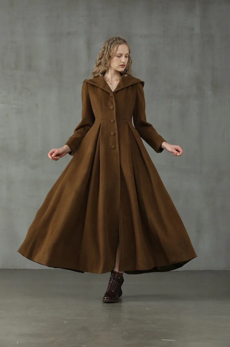 Christmas My Fair Lady 26 | Hooded Wool Coat