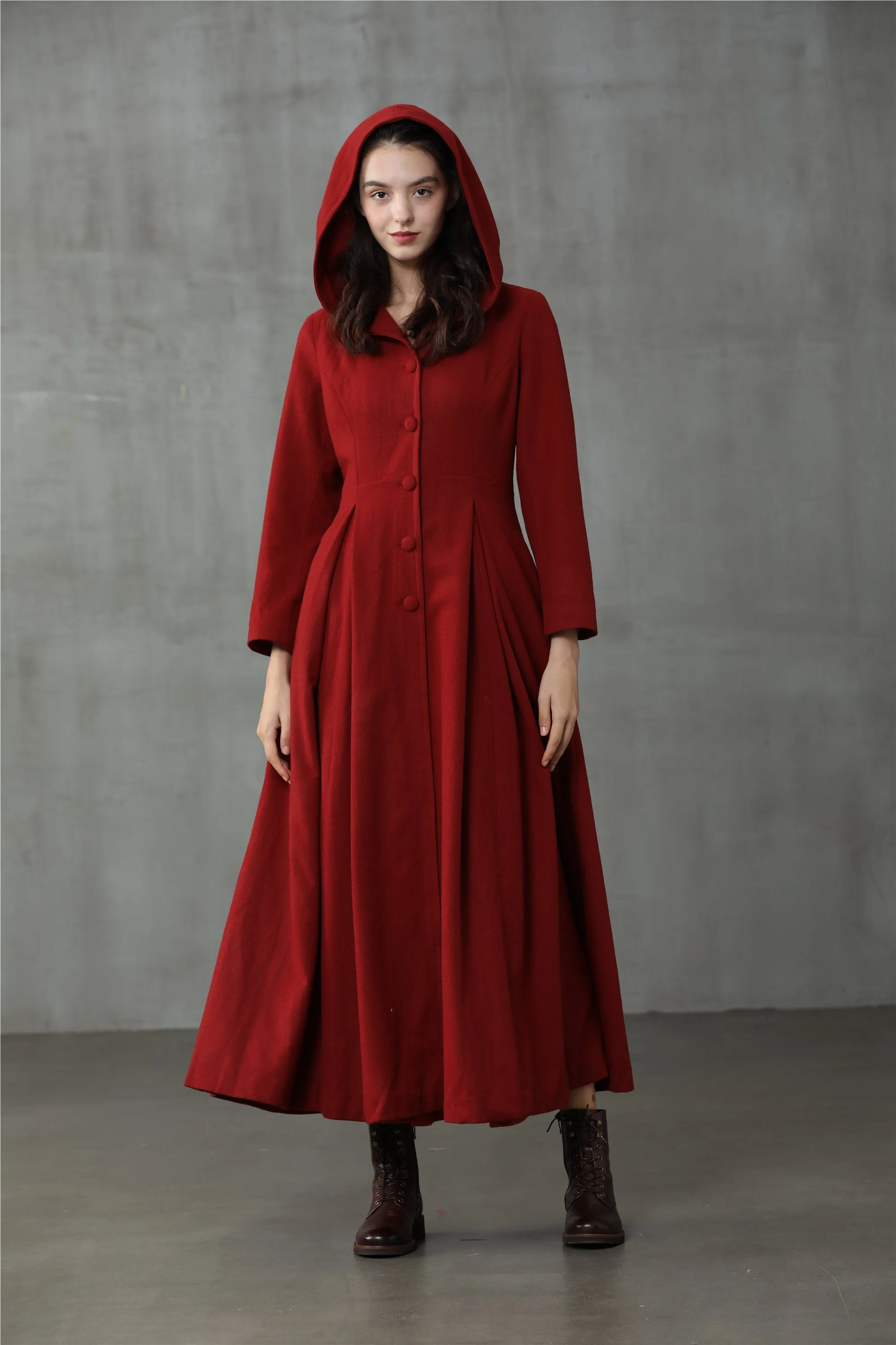 Christmas My Fair Lady 26 | Hooded Wool Coat