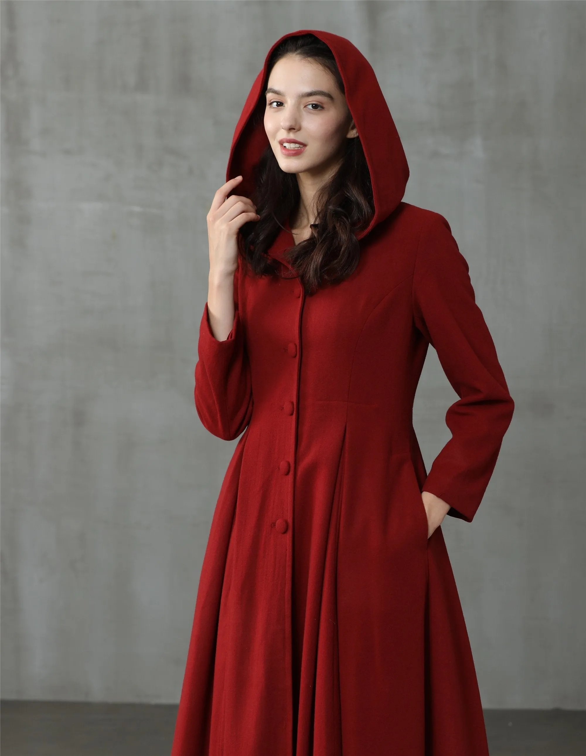 Christmas My Fair Lady 26 | Hooded Wool Coat