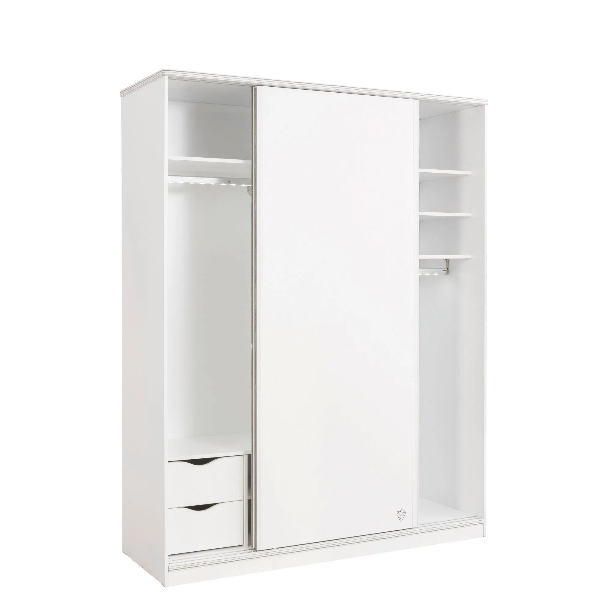 Cilek White Sliding Wardrobe