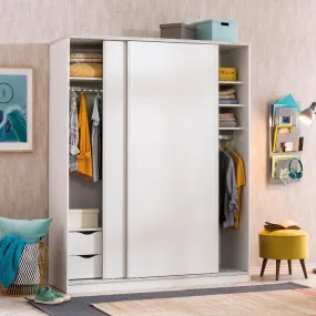 Cilek White Sliding Wardrobe