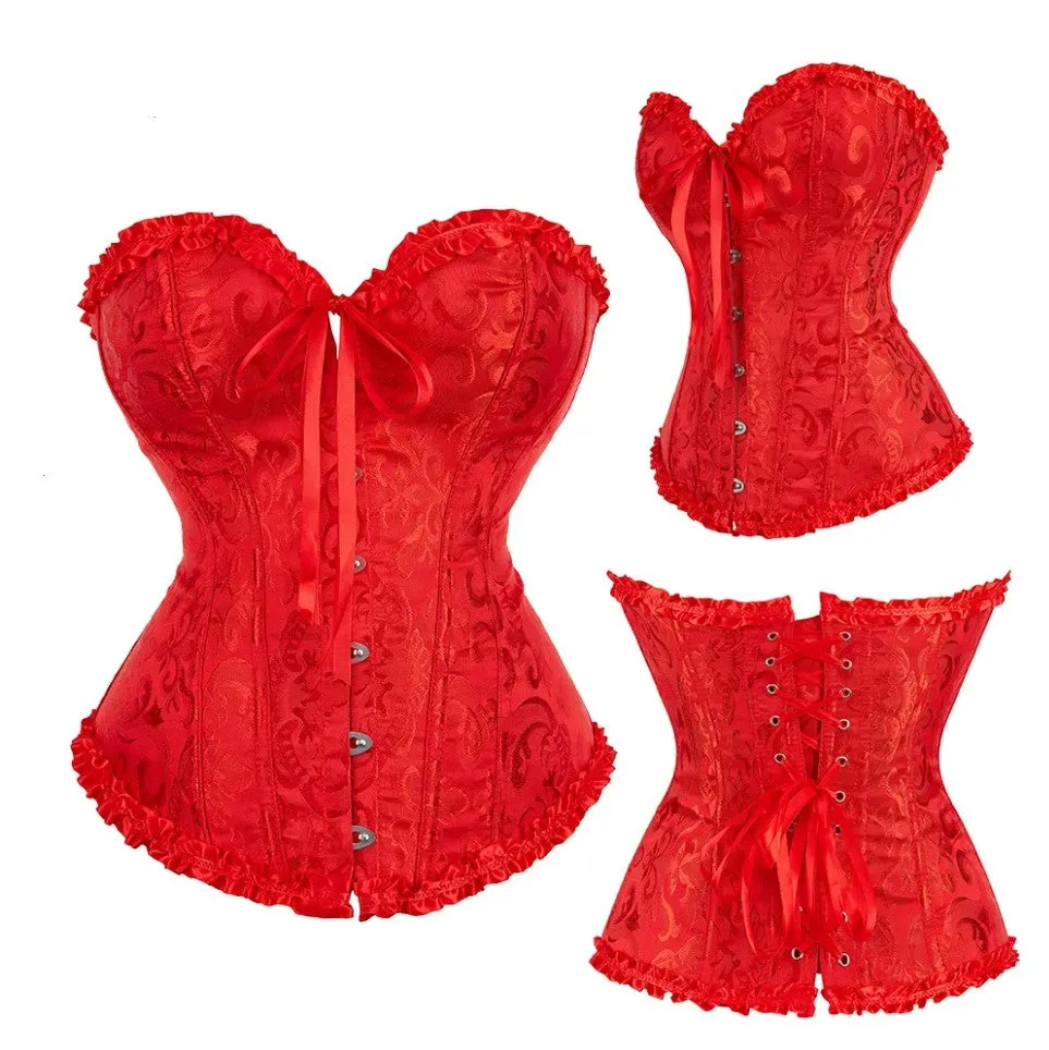 Corset Overbust - XL (Red)