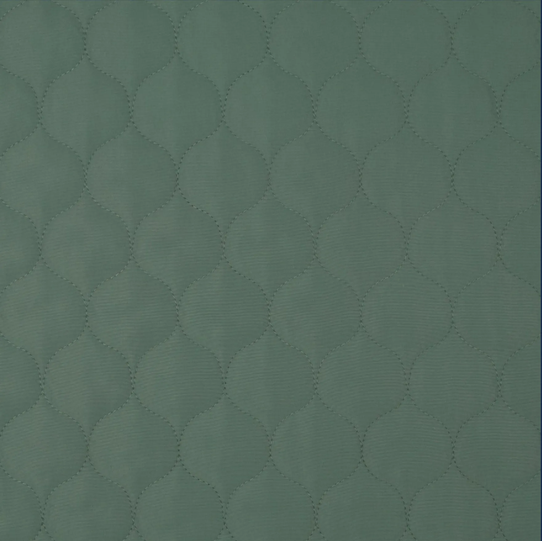 Cosy Quilted Coating Fabric in Green