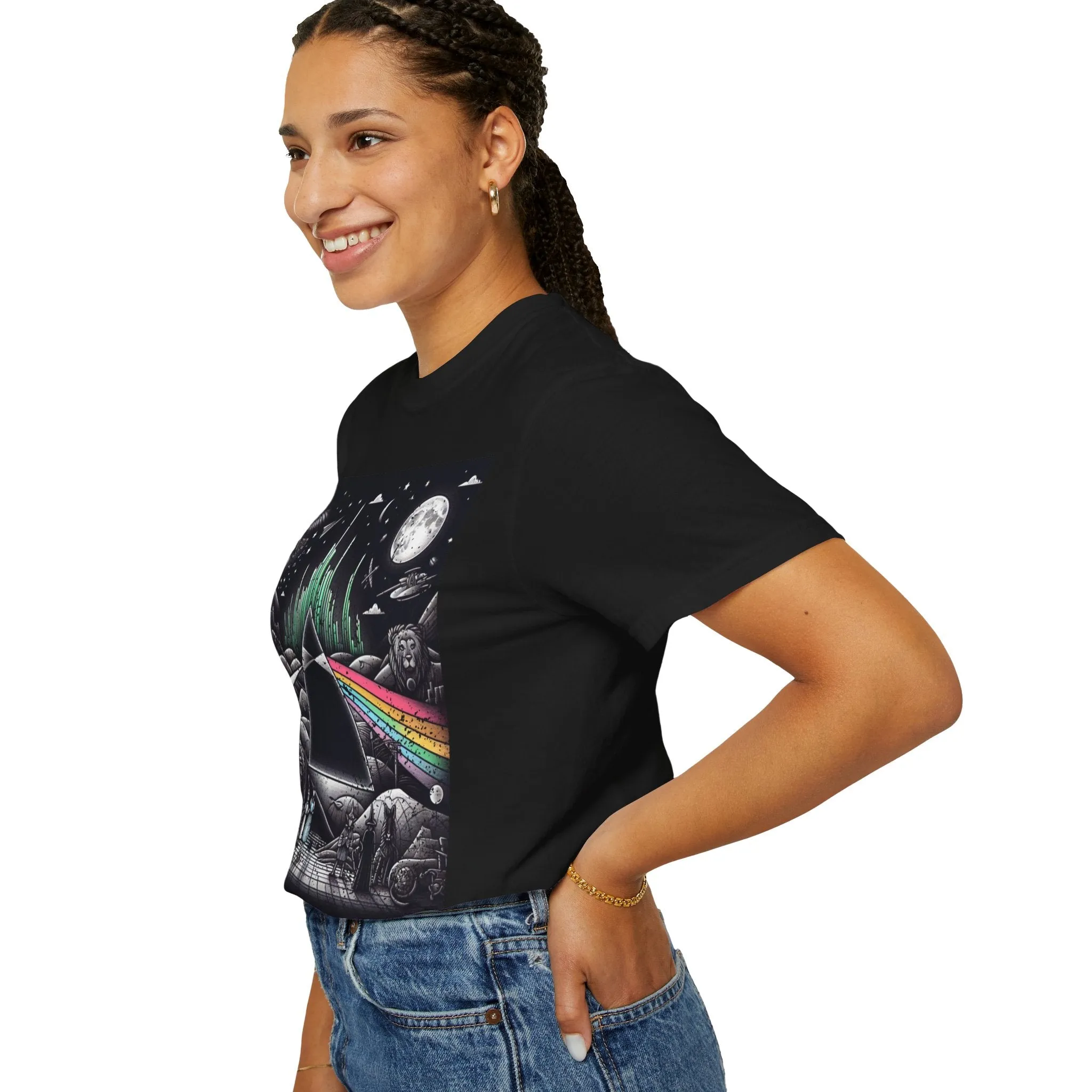 Dark Side of the Rainbow - Unisex Garment-Dyed T-shirt