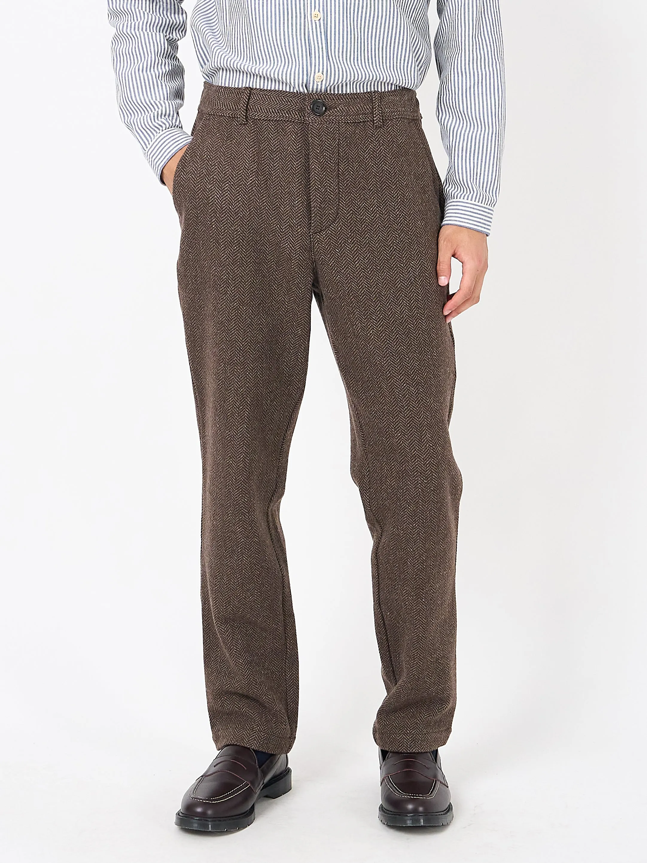 Drawstring Trousers Whittaker Brown